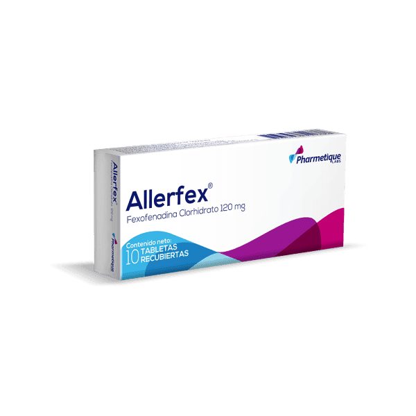 Allerfex 120mg 10 Tabletas Pharmetique