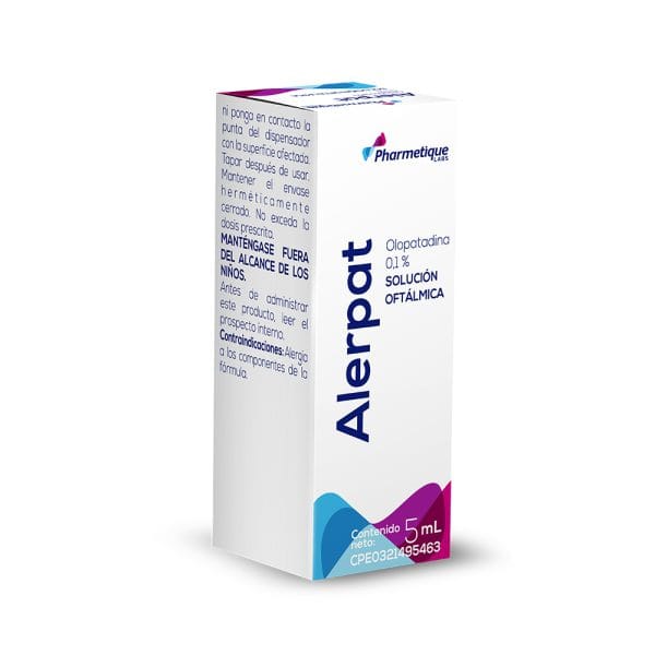 Alerpat Solucion Oftalmica 0,1% Olopatadina 5ml Pharmetique