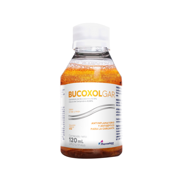 Bucoxolgar Miel Y Limon Solución Tópica 120Ml Bencidamina  La Sante