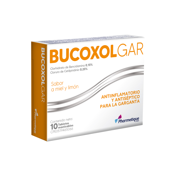 Bucoxolgar Miel Y Limon 10Tabletas Masticables  Bencidamina La Sante