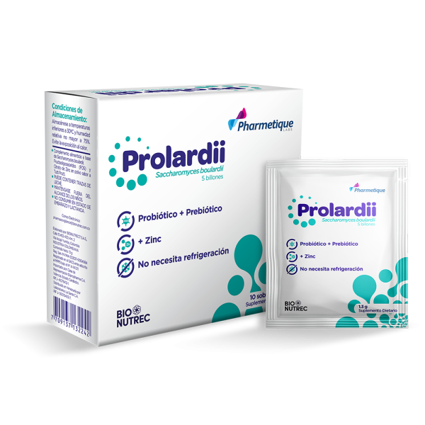 Prolardii 5Billones Probioticos+Prebioticos+Zinc 10 Sobres 1.3G Pharmetique