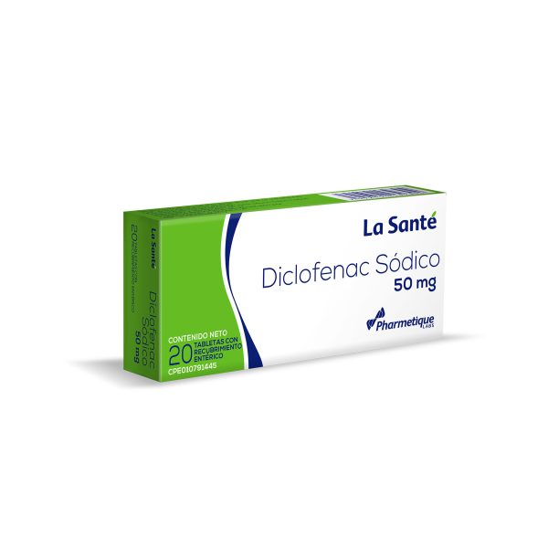 Diclofenac Sodico 50Mg X20 Tabletas La Sante