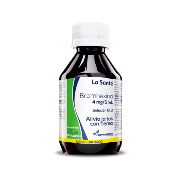 Bromhexina La Sante 4Mg/5Ml 120Ml Jarabe Pediatrica La Sante