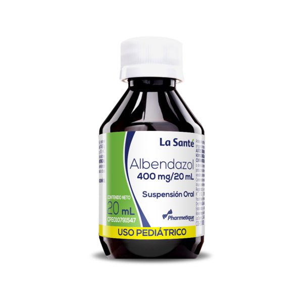 Albendazol 400Mg/20Ml 20Ml Suspensión Pediátrico La Sante